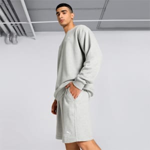 Men's Relaxed Fit Sweatsuit, Light Gray Heather, extralarge-IND