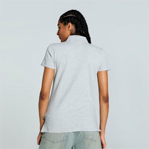 Women's Pique Polo, Light Gray Heather, extralarge-IND