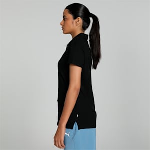 Women's Pique Polo, PUMA Black-Cat, extralarge-IND