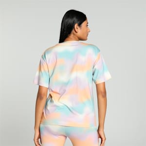 SUMMER DAZE Women's Relaxed Fit T-shirt, Peach Fizz, extralarge-IND