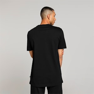 Men's Small Logo T-shirt, Puma Black-Cat, extralarge-IND
