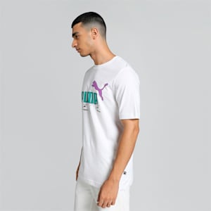 Men's GRAPHICS Sneaker T-shirt, PUMA White, extralarge-IND