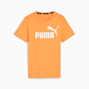 Youth Logo T-shirt, Clementine-PUMA White, extralarge-IND