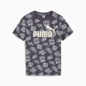 キッズ ボーイズ ESS+ ミッド 90S AOP 半袖 Tシャツ B 110-160cm, Galactic Gray, extralarge-JPN