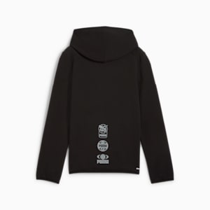 キッズ ボーイズ アクティブ スポーツ フルジップ フーディー 110-160cm, PUMA Black, extralarge-JPN