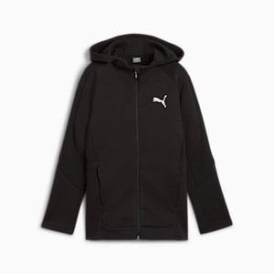 キッズ ボーイズ エヴォストライプ フルジップ DK B フーディー 120-160cm, PUMA Black, extralarge-JPN