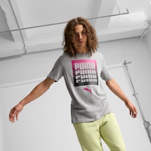 Camiseta Graphics Dissolve para hombre, Medium Gray Heather, extralarge