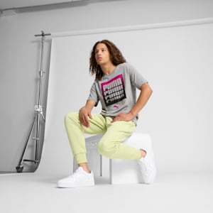 Graphics Dissolve Men's Tee, Medium Gray Heather, extralarge