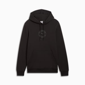 Tonal Logo Men's Hoodie, PUMA Black, extralarge