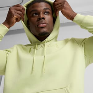 Lime green graphic hoodie top