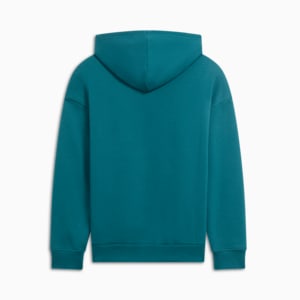 PUMA Script Logo Women's Hoodie, Cold Green, extralarge