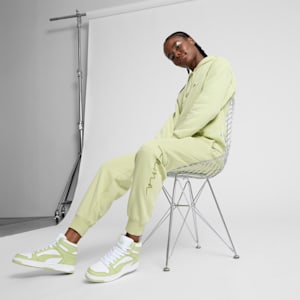 PUMA Script Logo Women's Hoodie, Pistachio Green, extralarge