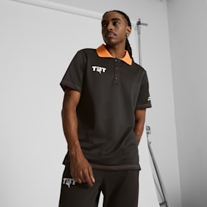 PUMA x TBT Men's Polo, PUMA Black, extralarge