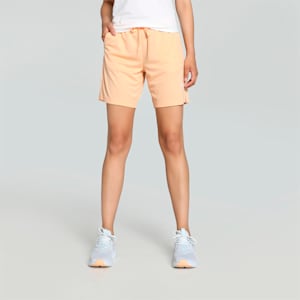 RTG Interlock Women's Shorts, Peach Fizz, extralarge-IND