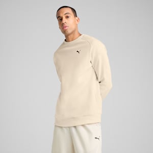 PUMATECH Men's Crew Sweatshirt, Alpine Snow, extralarge