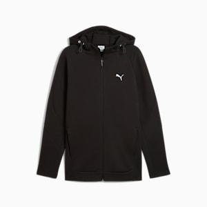 Sudadera con capucha y cierre completo para hombre EVOSTRIPE, PUMA Black, extralarge