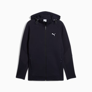 EVOSTRIPE Men's Full-Zip Hoodie, New Navy, extralarge