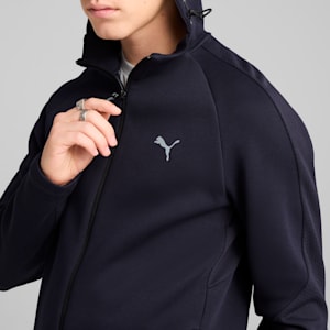 EVOSTRIPE Men's Full-Zip Hoodie, New Navy, extralarge