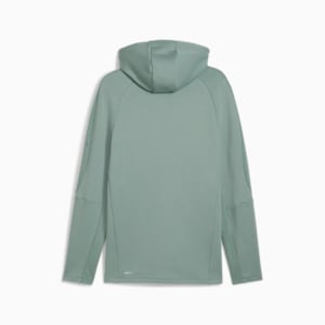 EVOSTRIPE Men's Full-Zip Hoodie, Green Moon, extralarge