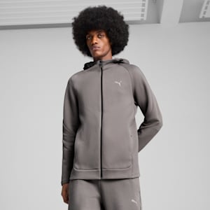 EVOSTRIPE Full-Zip Hoodie Men, Cast Iron, extralarge-GBR