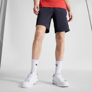 Shorts PUMA Sport 22cm para hombre, New Navy, extralarge