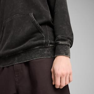 PUMA Class Men's Washed Hoodie, PUMA Black, extralarge