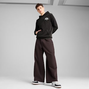 PUMA Class Men's Washed Hoodie, PUMA Black, extralarge