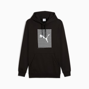 Essentials Logo Lab Men's Hoodie, PUMA Black, extralarge