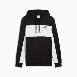 Sudadera con capucha para hombre Essentials Block, PUMA Black, extralarge