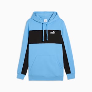 Sudadera con capucha para hombre Essentials Block, Team Light Blue, extralarge