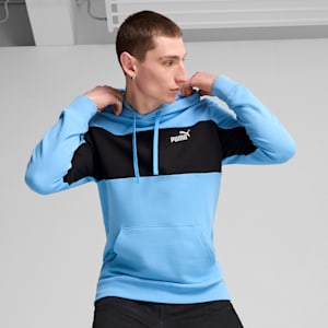 Essentials Block Hoodie Men, Team Light Blue, extralarge