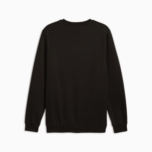 Essentials No. 1 Logo Men's Crew Neck Fleece Sweater, PUMA Black, extralarge