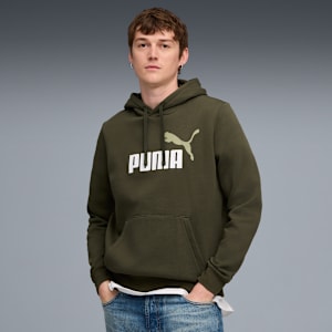 Essentials 2 Colour No. 1 Logo Hoodie Men, Dark Olive, extralarge