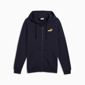 Essentials Small No. 1 Logo Men's Full-Zip Hoodie, New Navy, extralarge