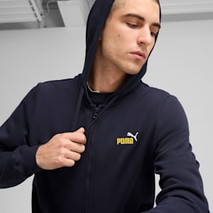 Essentials Small No. 1 Logo Men's Full-Zip Hoodie, New Navy, extralarge
