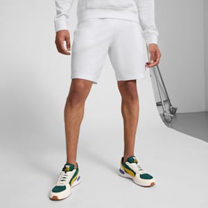 Shorts Essentials Elevated 22cm para hombre, PUMA White, extralarge