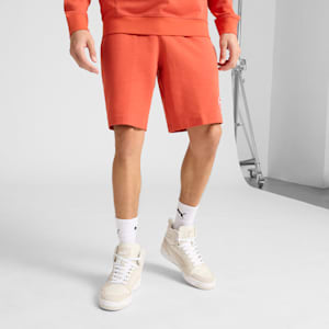 Shorts Essentials Elevated 22cm para hombre, Red Fire, extralarge