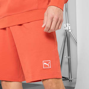 Shorts Essentials Elevated 22cm para hombre, Red Fire, extralarge