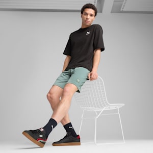 Shorts Essentials Elevated 22cm para hombre, Green Moon, extralarge