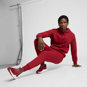 Tonal Graphic Men's Sweatpants, Intense Red, extralarge