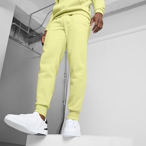 Tonal Graphic Men's Sweatpants, Pistachio Green, extralarge