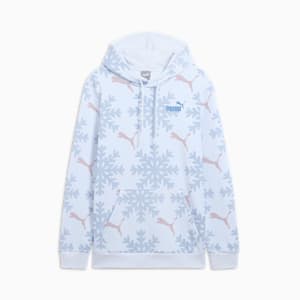 ESS+ Logo Lab Winter Snowflake Hoodie, Silver Mist, extralarge