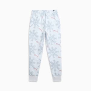 ESS+ Logo Lab Winter Snowflake Sweatpants, Silver Mist, extralarge