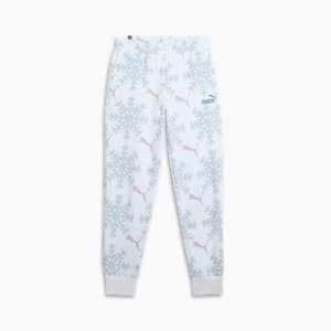 ESS+ Logo Lab Winter Snowflake Sweatpants, Silver Mist, extralarge