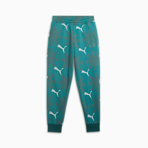 ESS+ Logo Lab Winter Snowflake Sweatpants, Dark Myrtle, extralarge