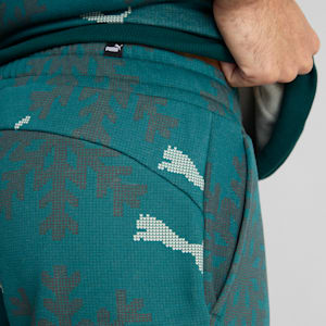ESS+ Logo Lab Winter Snowflake Sweatpants, Dark Myrtle, extralarge