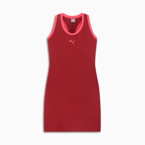 HER Sleeveless Women's Dress, Intense Red, extralarge