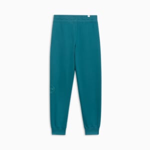 Script Logo Women's Sweatpants, Cold Green, extralarge