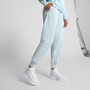 Pants para mujer Script Logo, Frosted Dew, large