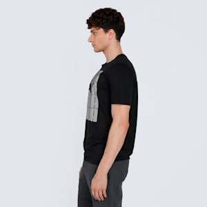 Graphics Wording Men's Tee, PUMA Black, extralarge-IND